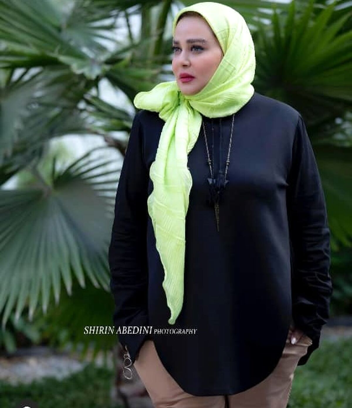 عشق و حال تکی حاجی بعد از طلاق از بهاره رهنما| حاجی با این عکس بهاره رهنما را حرص داد+عکس جنجالی