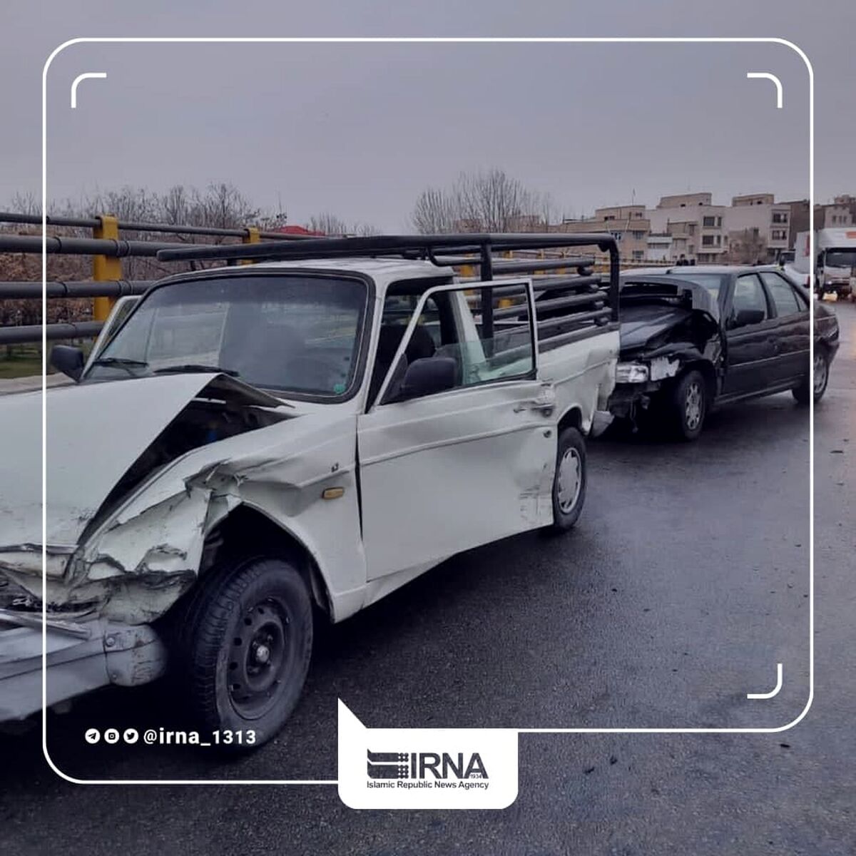 حادثه‌ای عجیب در ملازینال تبریز همه را شوکه کرد/یک راننده  راننده دیگر را زیر گرفت!