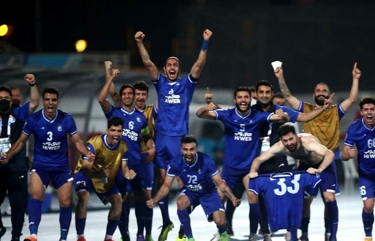 خوشحالی جنجالی تیم استقلال سوژه رسانه ها شد+فیلم لو رفته 