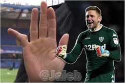 انگشت دروازه بان معروف بعد ۲۱ سال دروازه بانی! +عکس