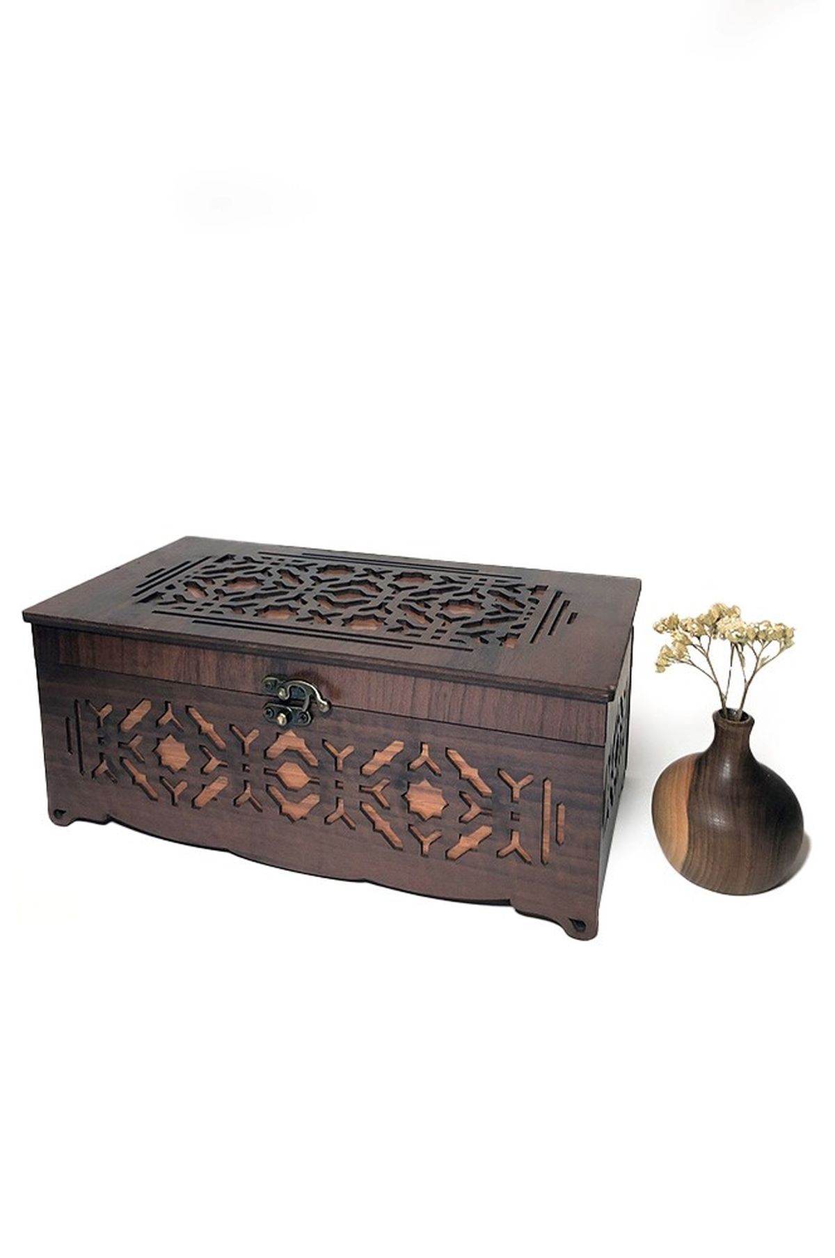 جعبه پذیرایی چوبی