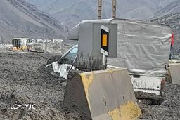 تصاویری هولناک از وضعیت محور هراز پس از وقوع سیلاب