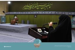 تصویری از دیدار رمضانی دانشجویان با رهبر انقلاب