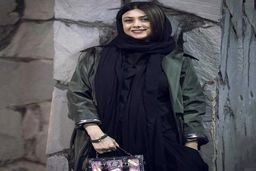 آزاده صمدی چمدان به دست در فرودگاه دیده شد | تیپ آزاده صمدی هنگام خروج از تهران +عکس