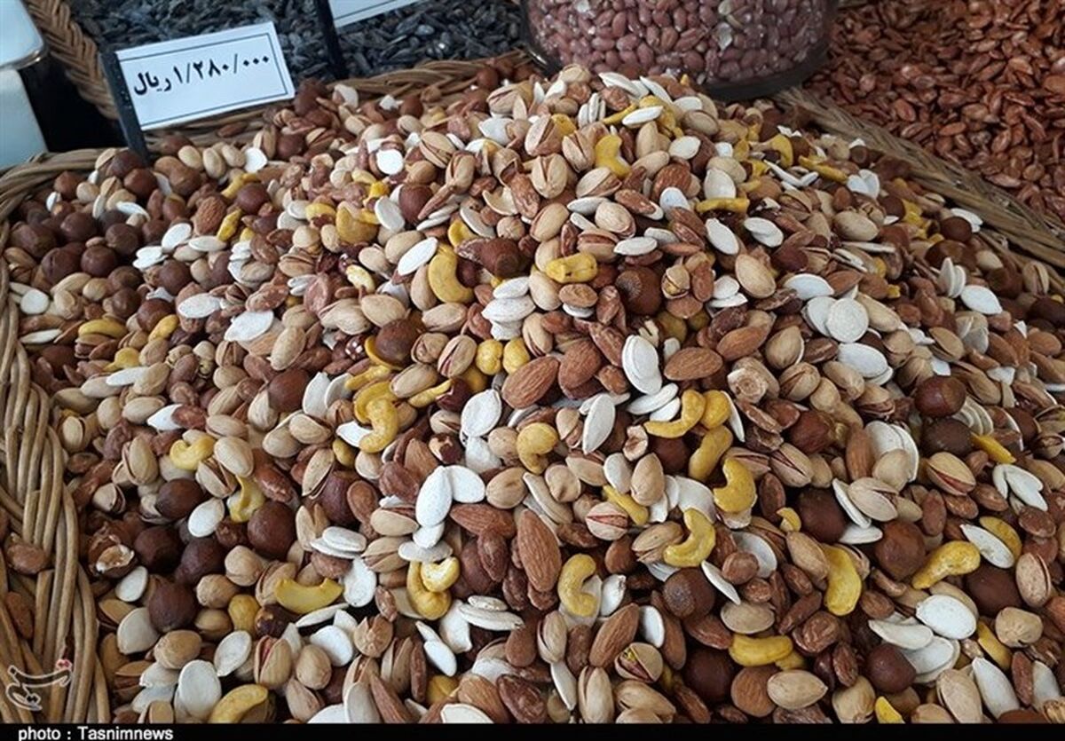 آخرین قیمت انواع آجیل در بازار+جدول