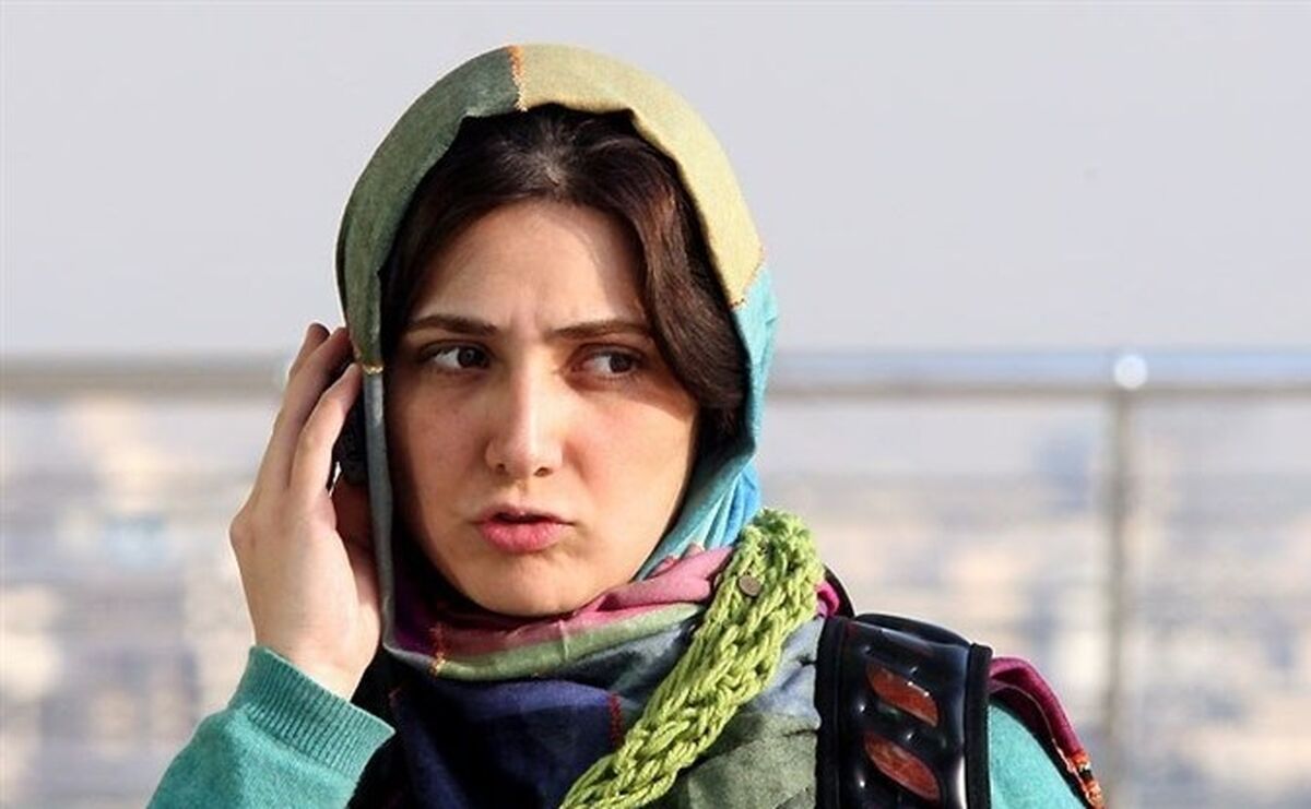 ژست عجیب و غریب باران کوثری و هوتن شکیبا | نگاه های عاشقانه باران کوثری لو رفت +عکس