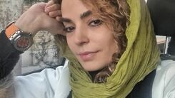 تیپ میلیونی ولی زشت سپیده خداوردی را ببینید | کت گل گلی با دامن بنفش سلیقه خز سپیده خداوردی  را لو داد+ عکس