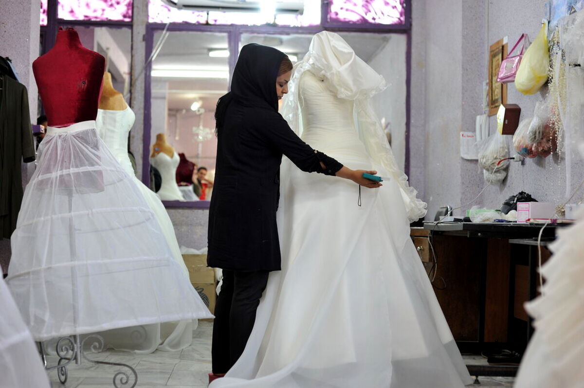 گران‌ترین لباس عروس در تهران ؛ ۱۲۰ میلیون‌تومان