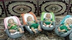 سوپرایز ویژه رئیسی برای چهار قلوهای ارومیه ای+عکس