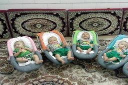 سوپرایز ویژه رئیسی برای چهار قلوهای ارومیه ای+عکس