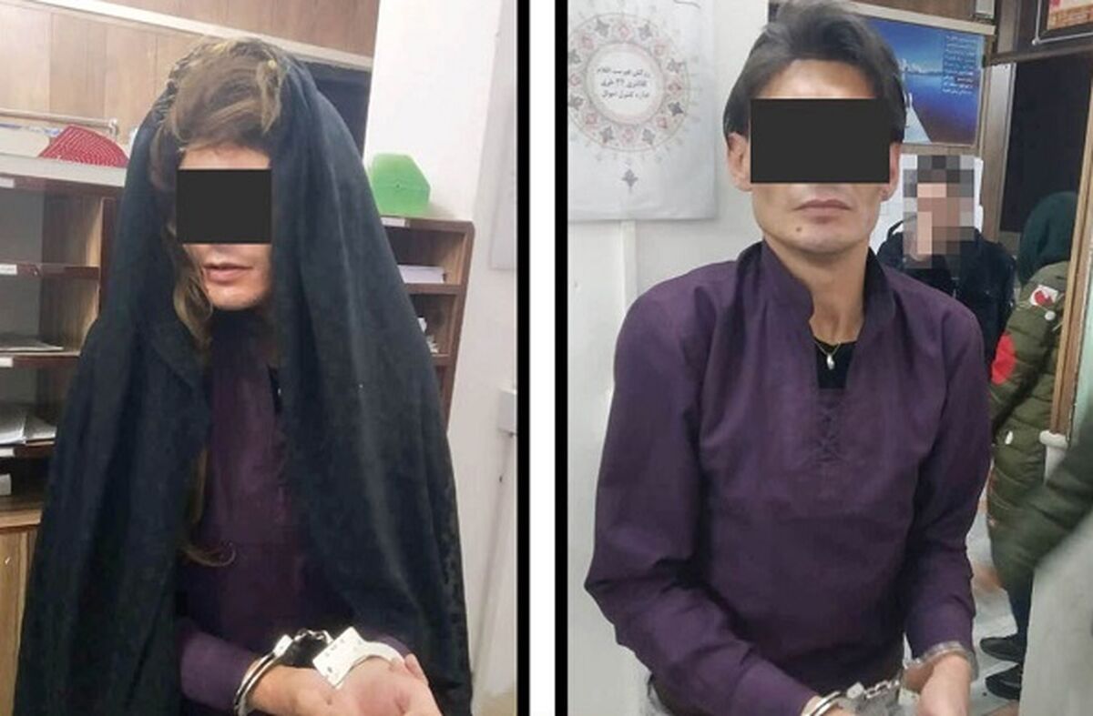 ماجرای شکارچی گورستان مشهد لو رفت |  پلیس مشهد جا خورد  +عکس مرد زن نما جنجالی