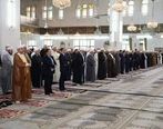 سوء قصد به بشار اسد پیش از حضورش در نماز عید فطر +عکس
