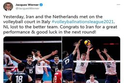 تبریک سفیر هلند در تهران به تیم ملی والیبال ایران+جزئیات بیشتر 