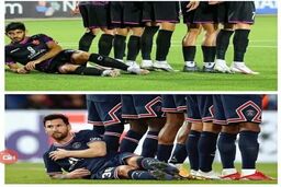 تقلید عجیب لیونل مسی از پرسپولیسی ها+عکس
