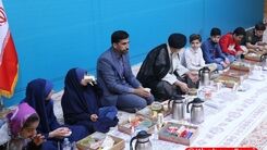 افطار رئیسی همراه با ایتام +عکس
