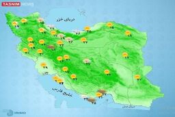 وضعیت آب و هوا امروز 1 شهریور 1400+ نقشه و جدول 
