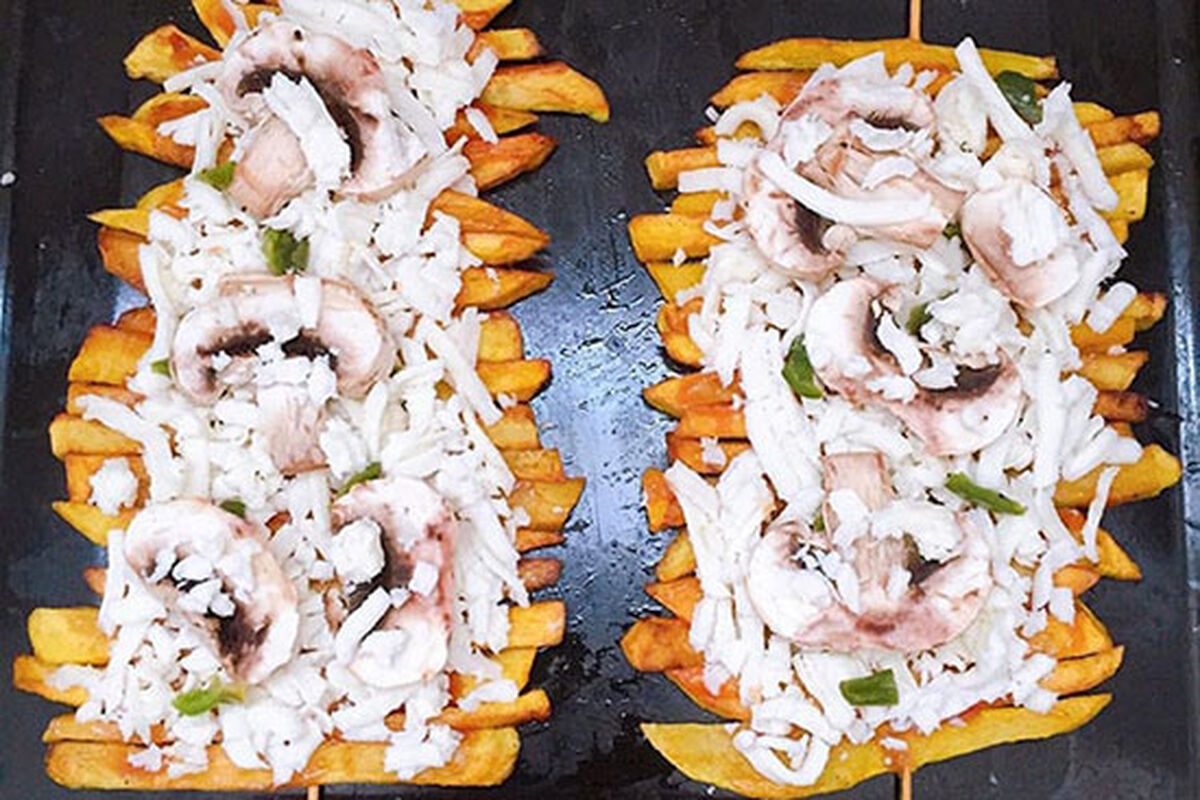 برای ناهار یه غذای راحت درست کن | طرز تهیه سیب زمینی پنیری  