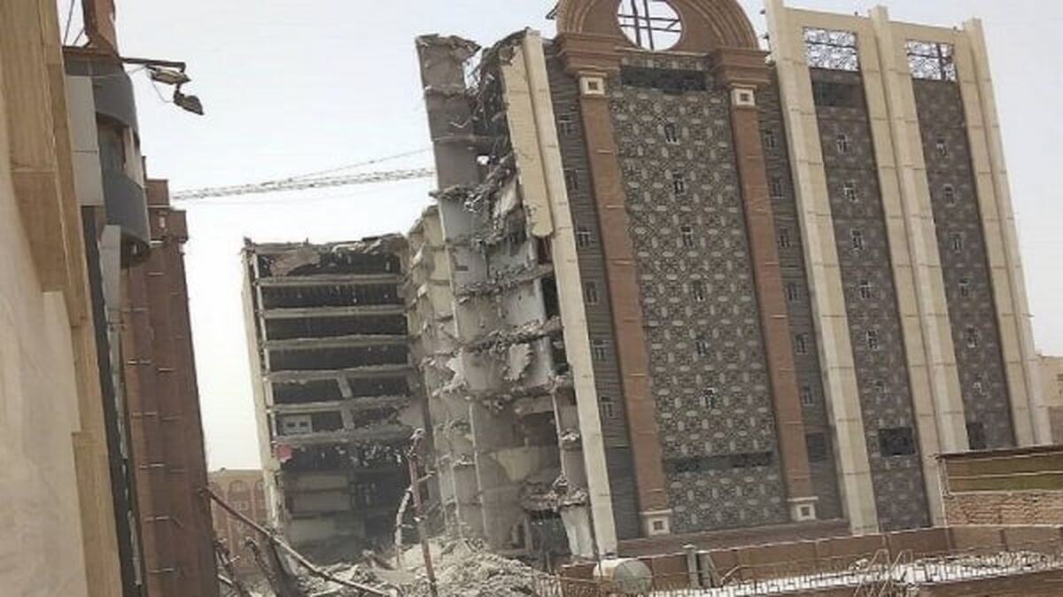 افزایش تلفات حادثه ریزش ساختمان به ۱۱ نفر