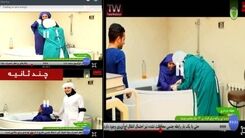 صحنه جنجالی | رونمایی از زایمان طبیعی در آب و با لباس برای اولین بار در جهان و در صدا و سیما به همراه شوهر! +عکس
