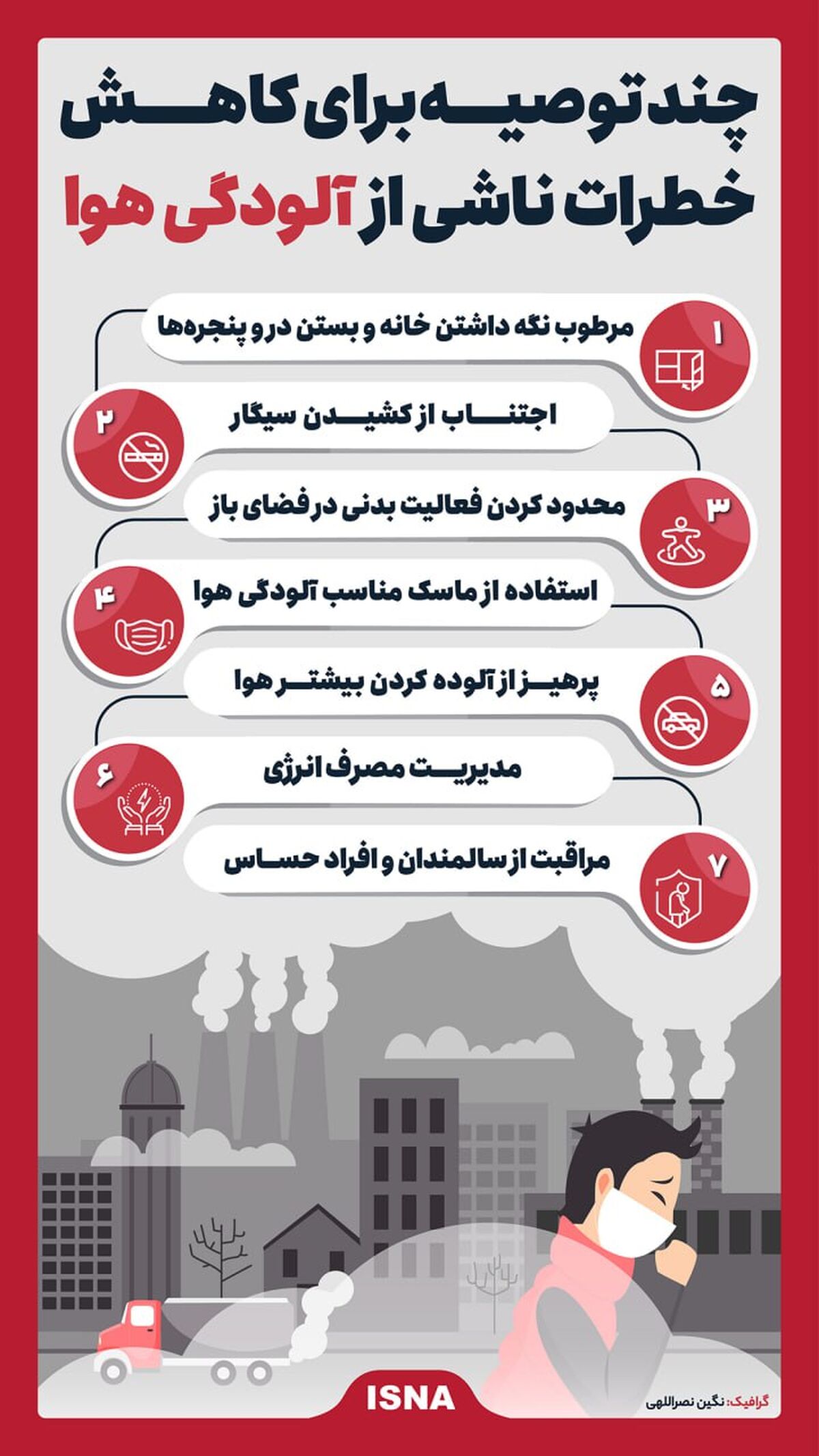 چگونه در هوای آلوده زندگی ‌کنیم؟