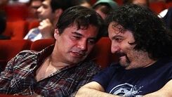 شوخی جنجالی مهراب قاسم خانی با همسر جدید برادرش!