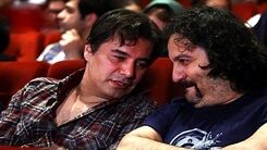 شوخی جنجالی مهراب قاسم خانی با همسر جدید برادرش!