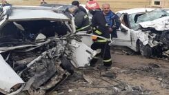 دو مرد بیچاره در بر اثر تصادف زنده زنده آتش گرفتند | داستان تلخ زنده زنده سوختن 2 مرد در پژو 405 + جزئیات