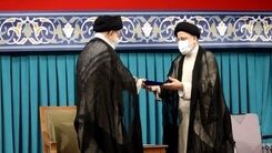 لحظه برگزاری مراسم تنفیذ رئیس جمهور جدید+ توصیه رهبر به رئیسی 