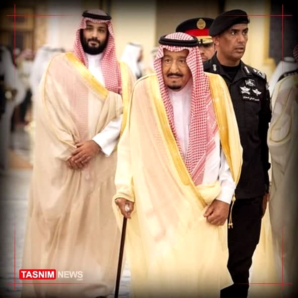 استقبال متفاوت ولیعهد سعودی از نخست وزیر عراق | بن سلمان پشت فرمان خودرو +فیلم