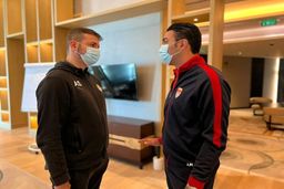 دیدار صمیمانه نکونام و استراماچونی +عکس