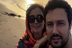 عشق و حال شاهرخ استخری و برادر زنش در بلژیک | برادر زن جوان شاهرخ استخری را برای اولین بار ببینید + عکس