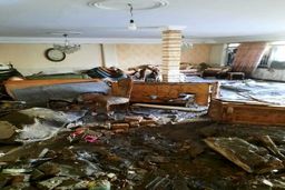 تصویر هولناک از تخریب یک خانه در کارگر شمالی/باران شدید دیشب تن همه را لرزاند