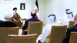 امیر قطر با رهبر انقلاب دیدار کرد