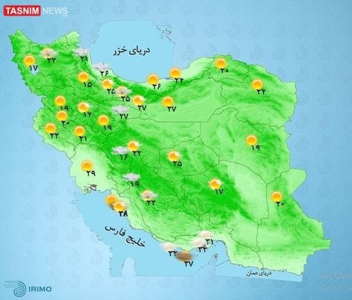 پیش بینی وضعیت آب و هوای کشور| دمای هوای کشور رو به کاهش می رود؟
