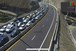 عکسی باورنکردنی از وضعیت این ساعاتِ جاده شمال