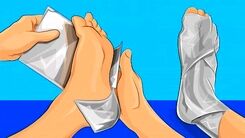 نتیجه شگفت انگیز استفاده از فویل آلمینیومی برای رفع خستگی ! | این ایده عجیب را حتما امتحان کنید ! 