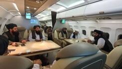 طالبان در هواپیمای VIP +عکس