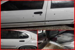 تصویر هولناک از خودرویی که در ایذه به رگبار بسته شد | کیان و پدرش در این خودرو به شهادت رسیدند