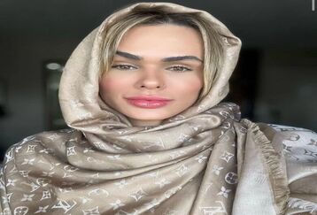  پوشش جالب همسر مهاجم جدید پرسپولیس +عکس