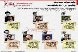 دامادهای سیاسی مشهور ایران +عکس