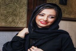 گربه بازی چندش آور نفیسه روشن در پارک+عکس