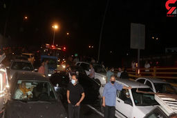 تصادف زنجیره‌ای هولناک در اتوبان امام علی(ع) 