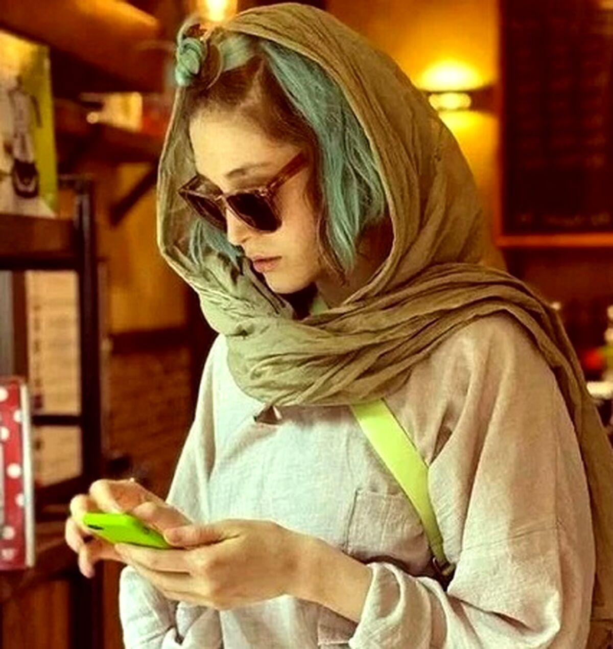 سلفی متفاوت فرشته حسینی +عکس