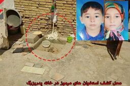 کشف اسکلت‌های ۲ کودک  در یک روستا | قتل فجیع ۲ کودک آبادانی در دعوای ناموسی عمو با پدرشان +عکس