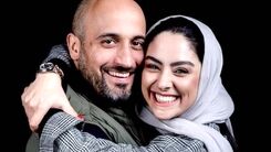 ژست متفاوت مارال بنی آدم در کنار همسرش+عکس
