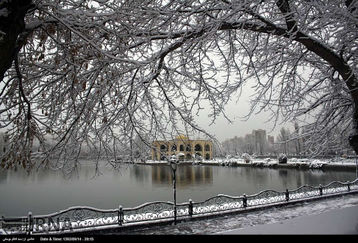 برف زیبا تبریز را سفید پوش کرد + تصاویر