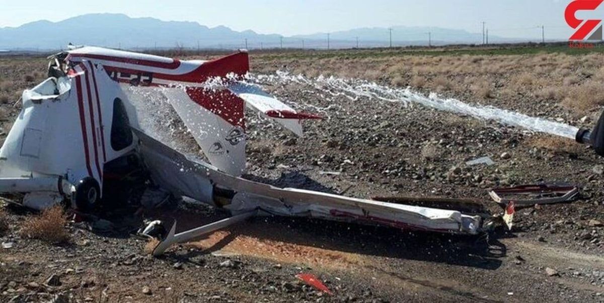 سقوط مرگبار یک هواپیما در کاشمر