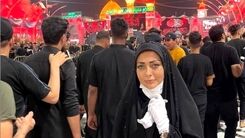 عکس جنجالی نفیسه روشن بعد از ازدواج دوم/چهره شوکه کننده بعد از سفر کربلا +عکس