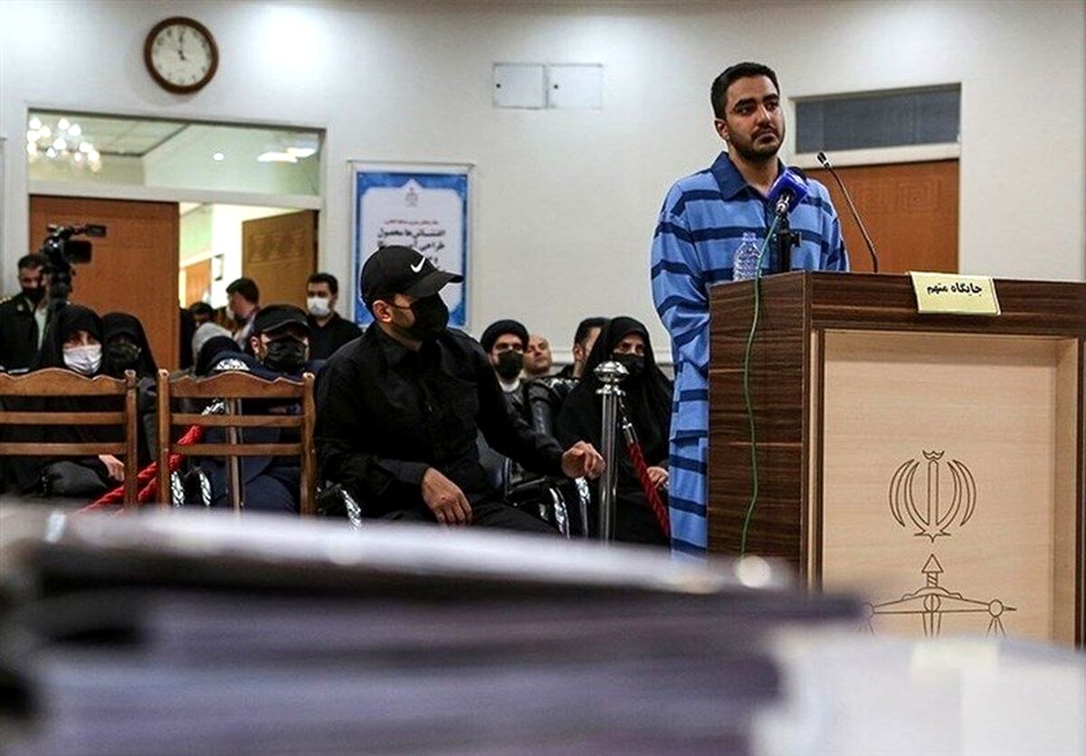 عکسی از لحظه اعدام قاتل دو بسیجی مشهدی