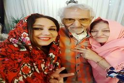 بریز و بپاش آنچنانی بهنوش بختیاری برای تولد پدرش | هم خوانی بهنوش بختیاری با عباس قادری + فیلم